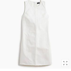 *NEW White shift dress